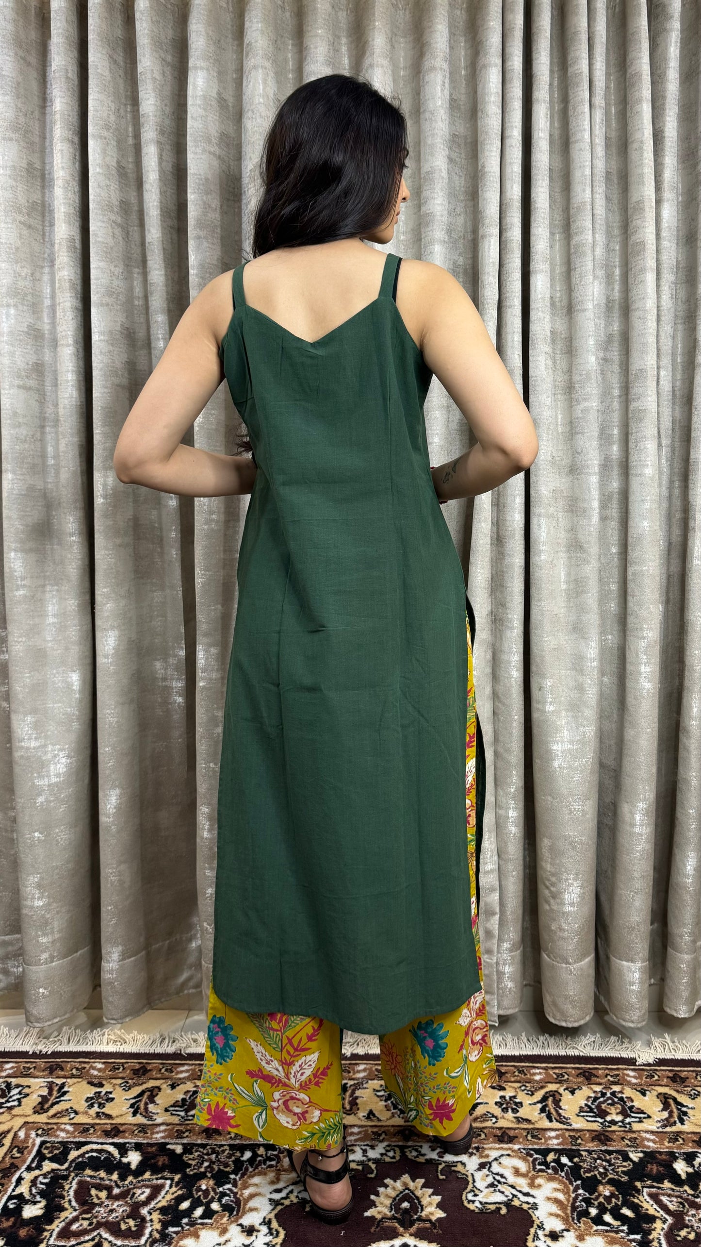 Olive Green speggeti Pair