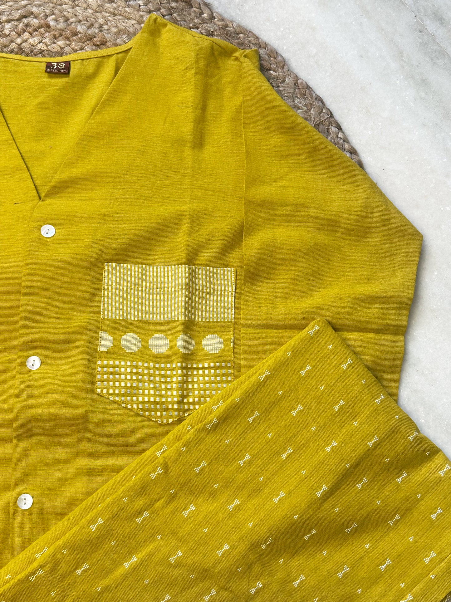Handloom long Co-ord Sets