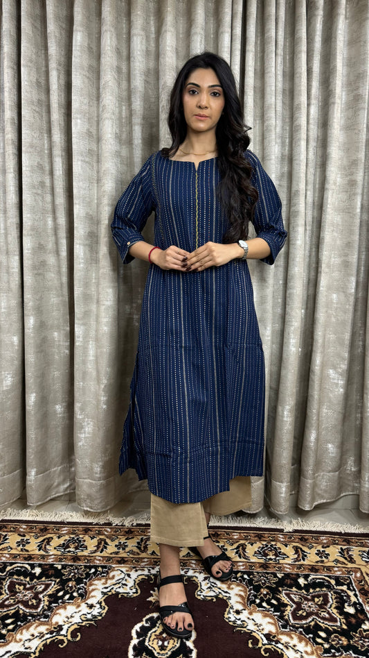 Blue handloom Pant pair